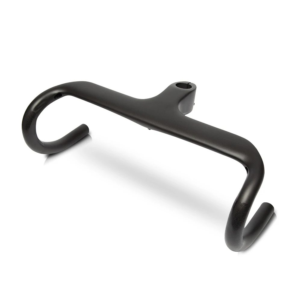 Bicycle Speed Integrated Handlebar 28.6mm Full Inner Routing Flat Design 400/420/440mm Carbon Drop Handle Bar bicycle handlebar