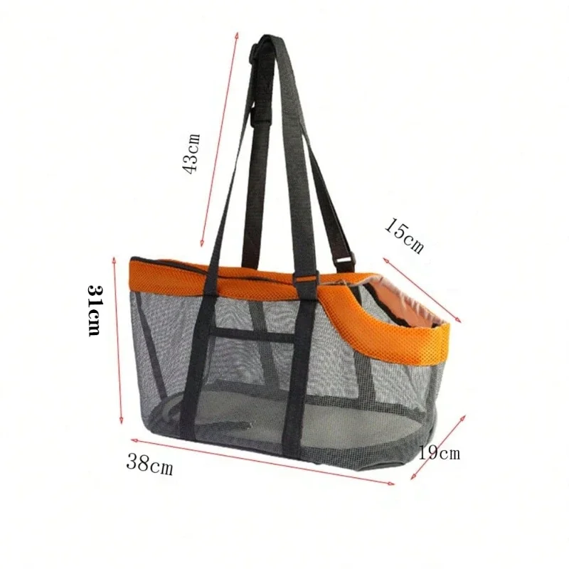 Portable Pet Carrier Tote Bag, Dog Bag, Have a Panoramic Breathable Handbag, Shoulder Travel Bag for Outdoor Small Dogs and Cats