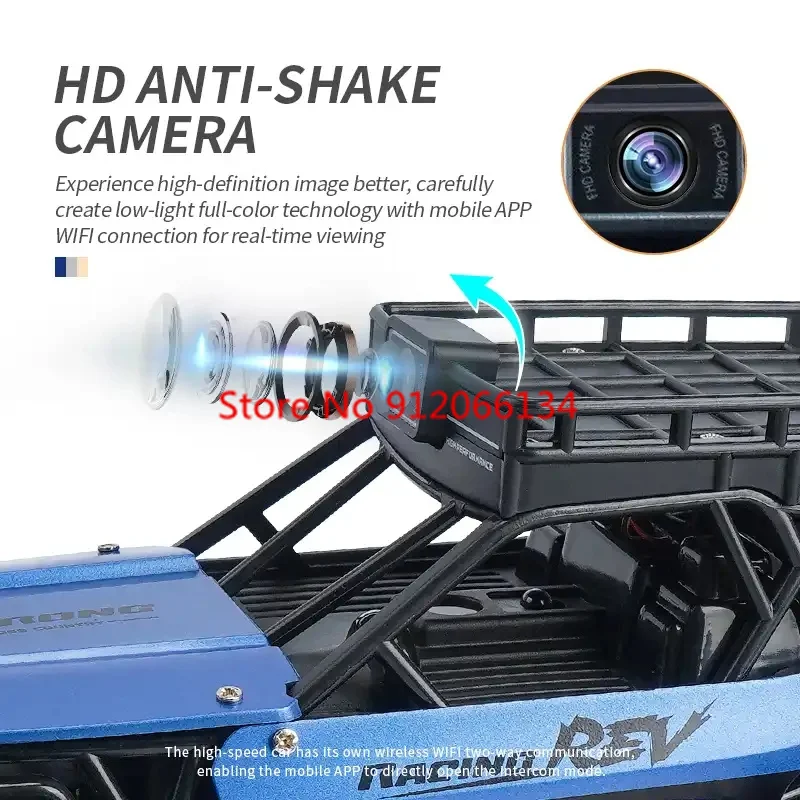 4K Camera Two-Way Voice Talkback WIFI FPV RC Car 2.4Ghz APP Gravity Control Shock Absorber High Speed Remote Control Car Truck 5