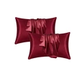 2Pcs Wine Red