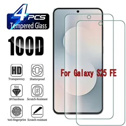 Premium 9H Tempered Glass Screen Protector - HD Clarity & Ultra - Durable Film (2/4 Pack) - 2 pieces (For Galaxy S25 FE)
