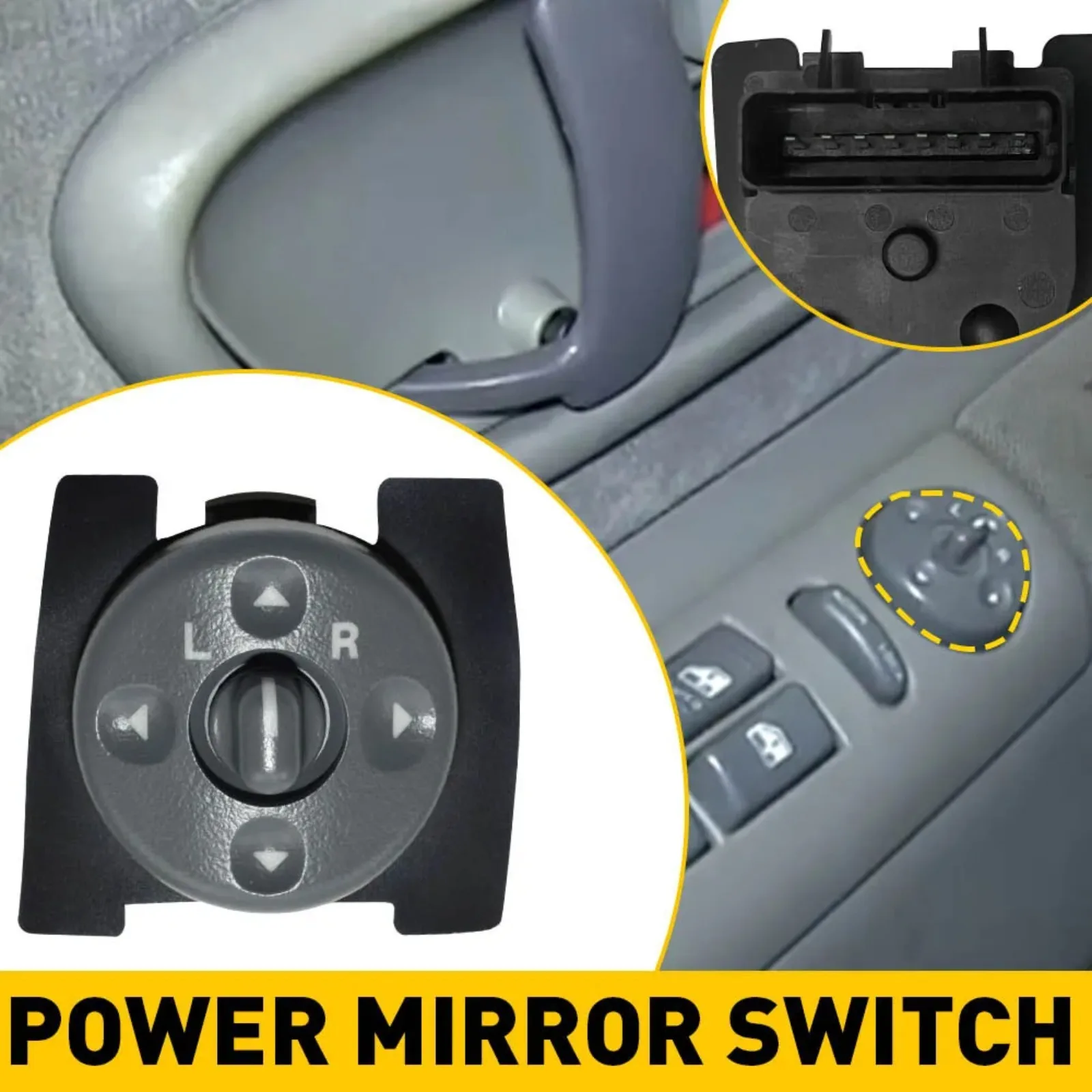 

Power Mirror Controlled Switch Driver Side for Chevrolet GMC Tahoe Astro C/K 15009690-