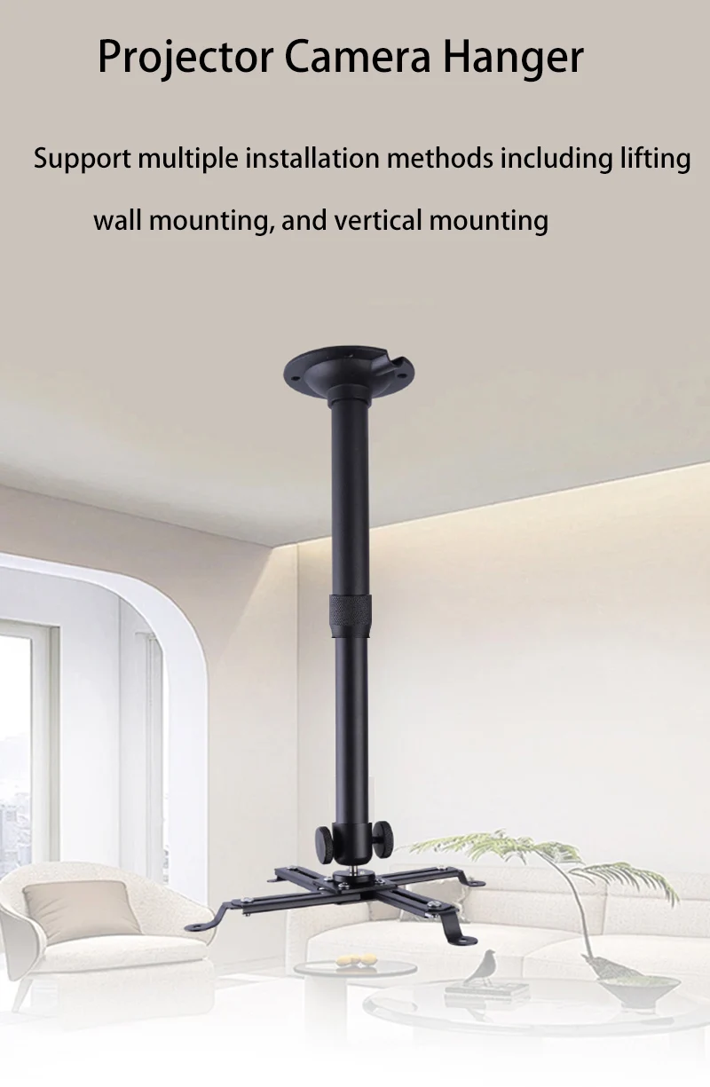 Thinyou 20 Cm 120 Cm Universal-Projektorhalterung Mit Schwenk-/Neigefunktion, Verstellbare Deckenmontage, Wandhalterung, Projektorständer S959A0Feb759D402Aa34Ad23Bdff7F6052