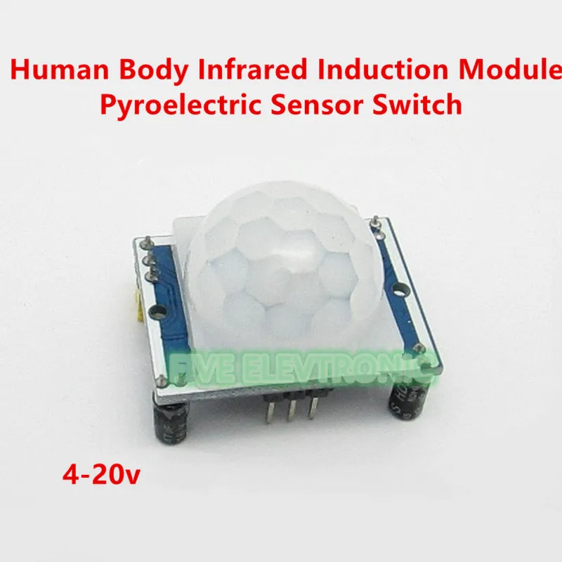 HC-SR501 Human Body Infrared Induction Module Pyroelectric Alarm Human Body Infrared Sensor Probe hobbylane round shape infrared human body induction lamp for home wall cabinet night light