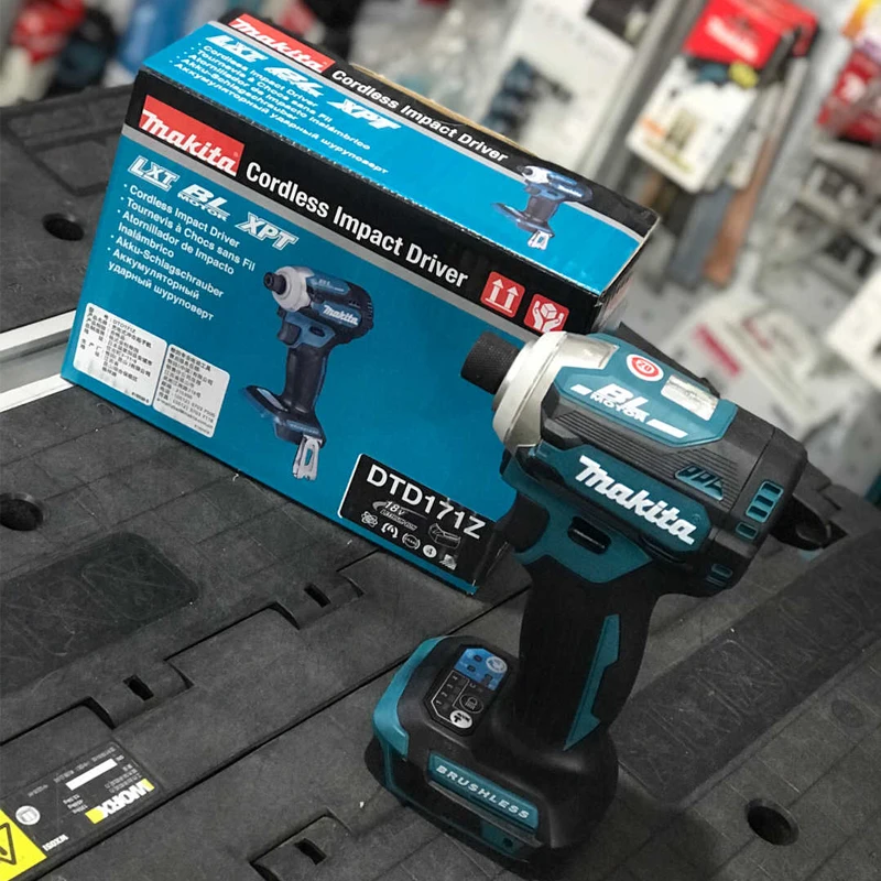 Makita DTD171Z 18V Impact Driver Brushless Cordless Electric Screwdriver  Rechargable Drill Driver Makita Original Power Tool