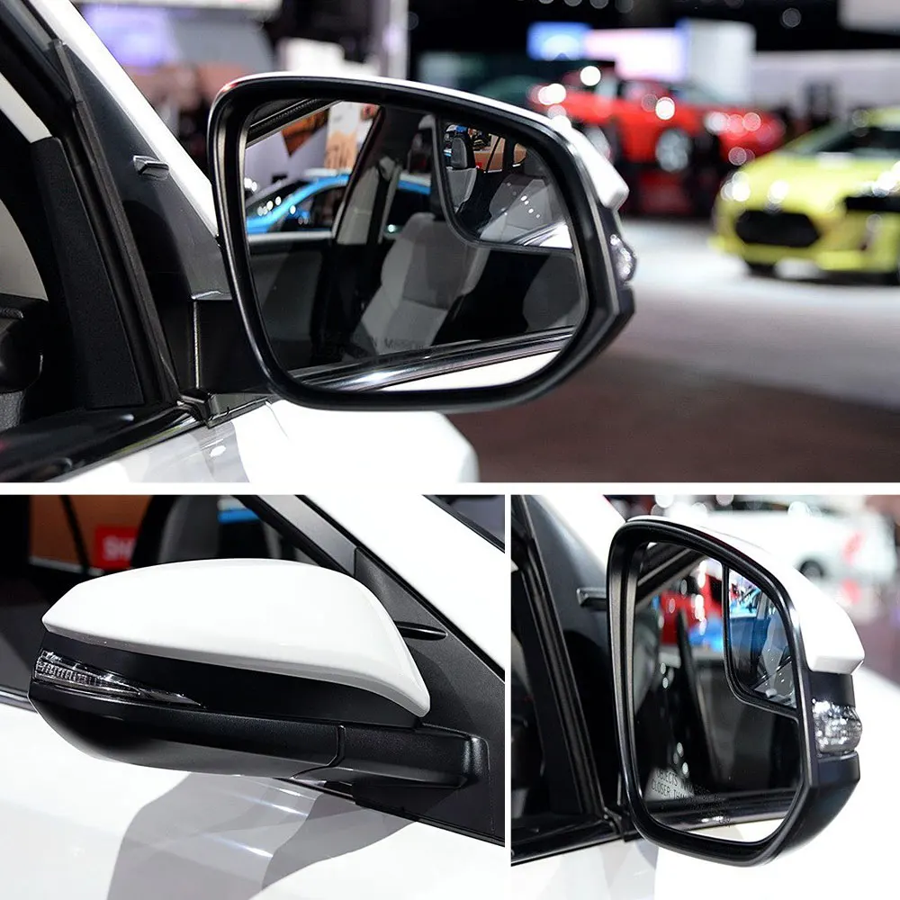 열선 좌측 우측 사각지대 백미러 유리 렌즈, 도요타 RAV4 2016-2018 4 러너 2014-2020