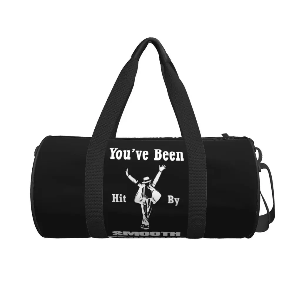 Vintage MJ Smooth Criminal Michael Jackson Large Duffle Gym Bag Multi-Functional Duffle Travel Bags Handbags Fitness bag