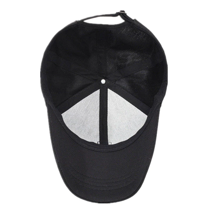 Hot Sale Lion Metal Label Baseball Cap For Men High Quality Solid Color Outdoor Sports Fishing Cap Leisure Hat Cap ﻿