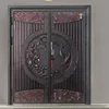 Iron Gate, Villa Garden Entrance, Stainless Steel Double Door, Customized Size, Wear-resistant, Rust Proof and Waterproof 3