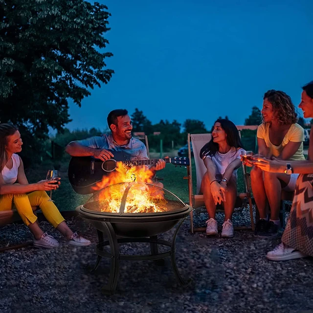 Sécurité des foyers et des feux de joie dans la cour arrière