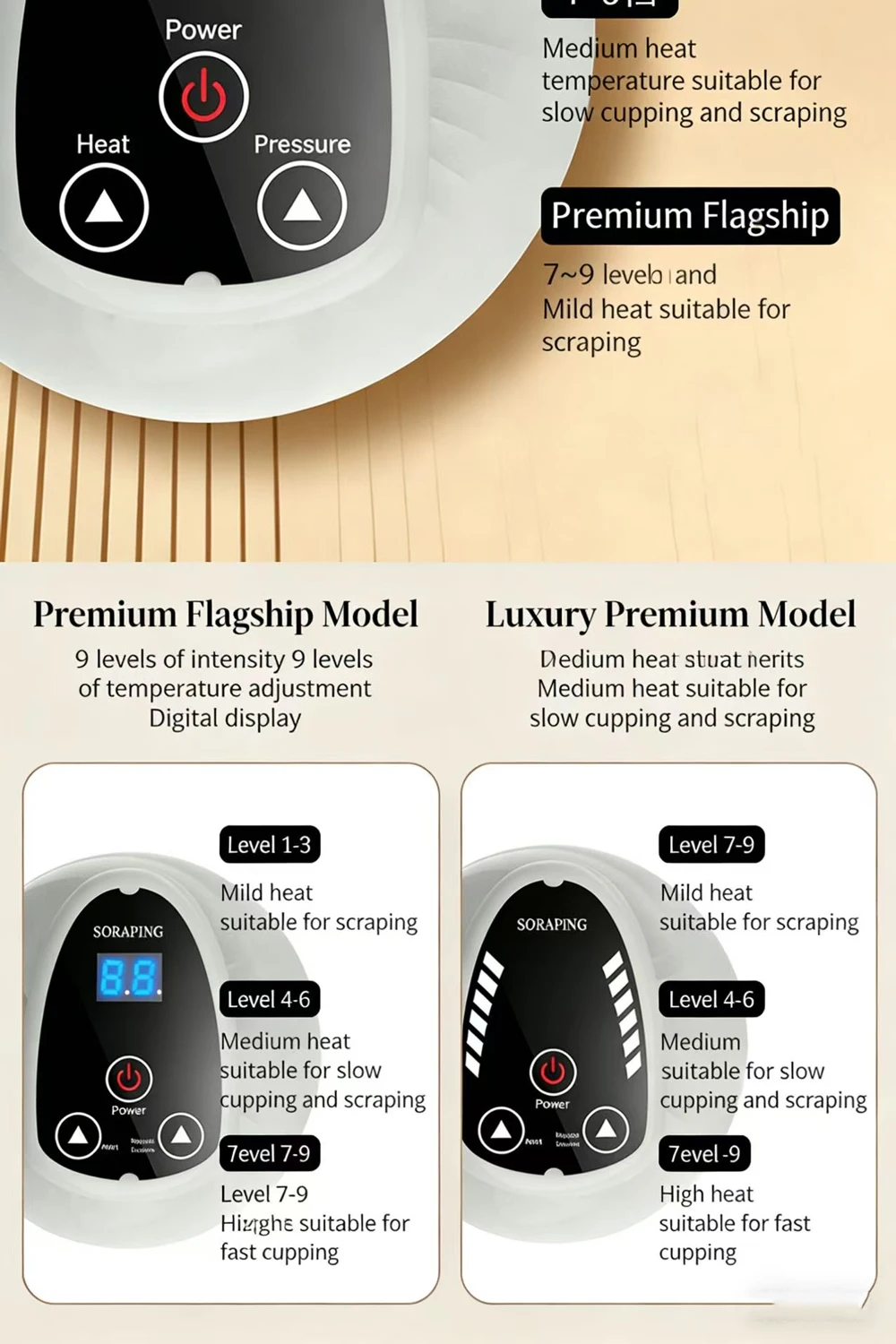 Electric Scraping Cupping Massager With Heated Suction Technology_voghion.com