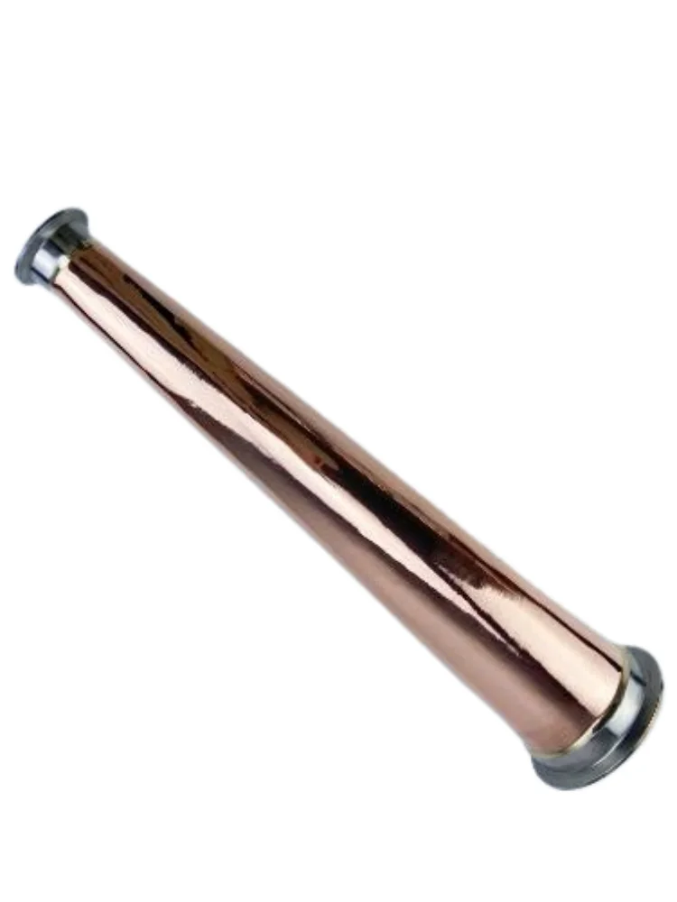 Copper Cone,Reducer 3" (OD91mmmm) X 2"(OD64mm) L=500mm.Whiskey . Copper Cone for onion head Tri-clamp Reducer,Distillation.