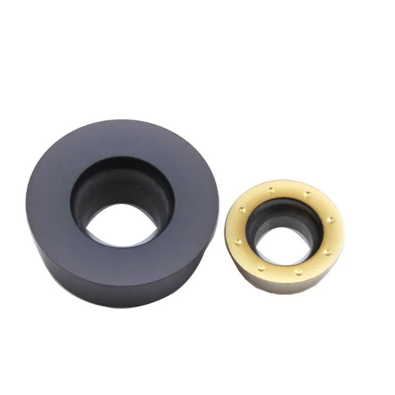 10PCS RDMW0501 RCMT0602MOTN RPMW08T2MO-TT R2.5 R3 R4 인덱서블 카바이드 인서트 라운드 밀링 인서트 CNC 금속 선반 절단 도구
