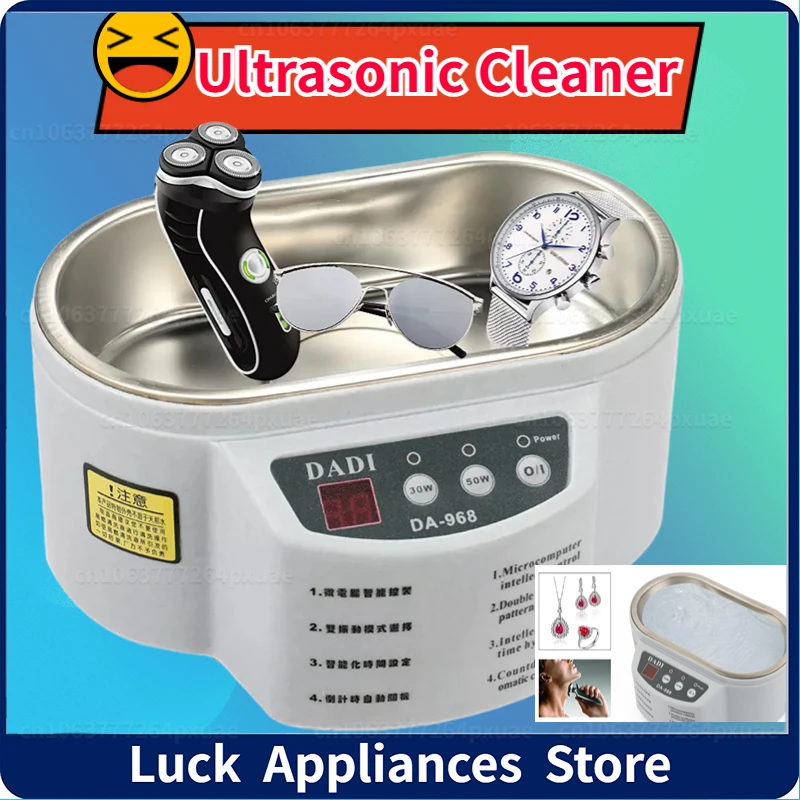 500ml Ultrasonic Jewelry Cleaner Ultrasonic Bath For Jewelry Watches ...