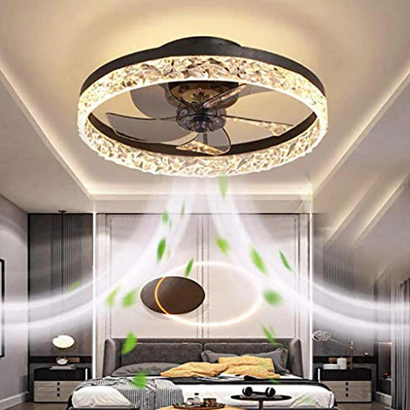 Nordic Decorative Modern LED Fan Lights For Living Room Bedroom Children's Room And Indoor Lighting Sedeluz