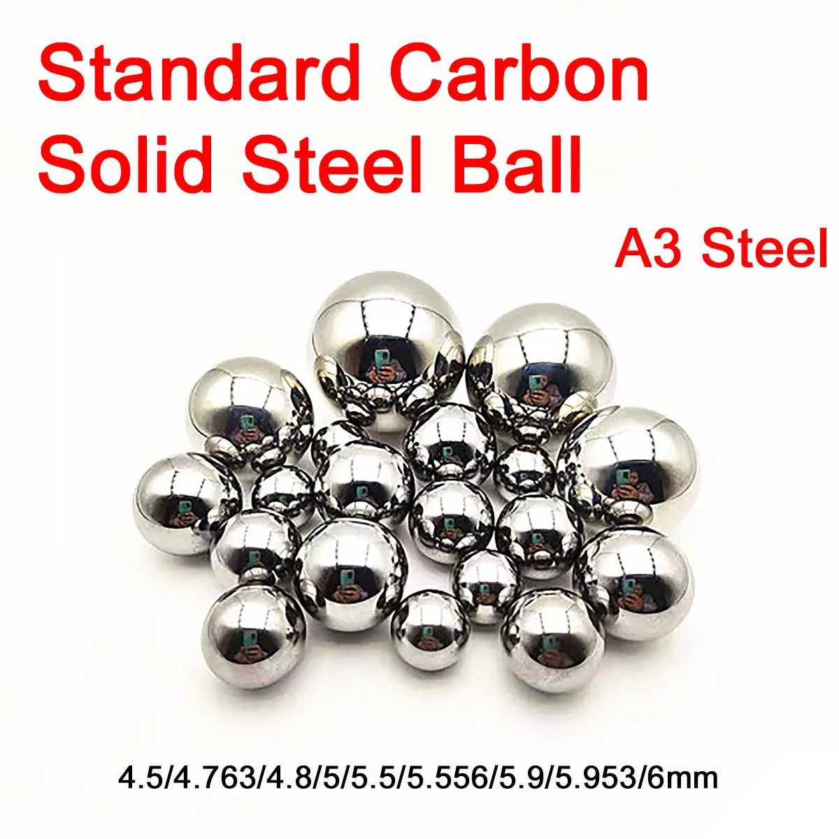 1050100500PcsStandardCarbonSolidSmallSteelBallsRollerBeads