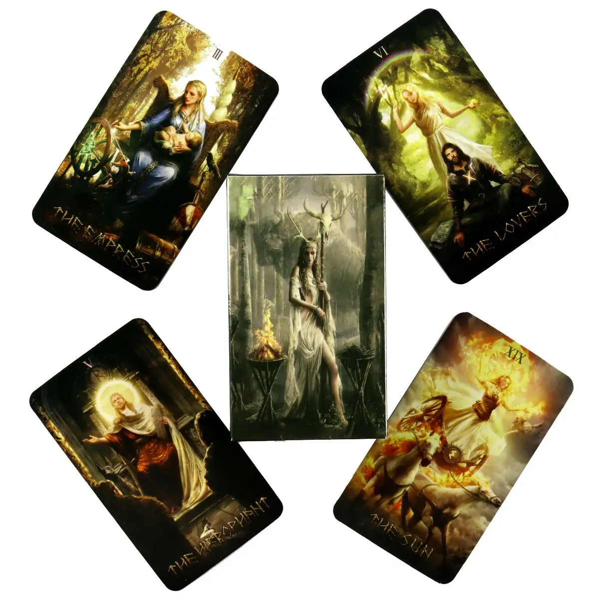 Carte Dei Tarocchi Runic Gioco Da Tavolo Wait Tarot Cards Con Pdf Guidebook Tarocchi Vintage Cards English Visions Divinazione Edition Games