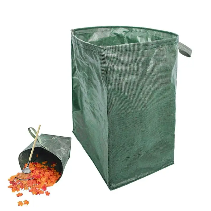 

Garbage Bags With Handles Yard Waterproof Leaves Trash Garbage bags Garden Leaf Trash Can Storage Bag for Lawn Cuttings Hedge