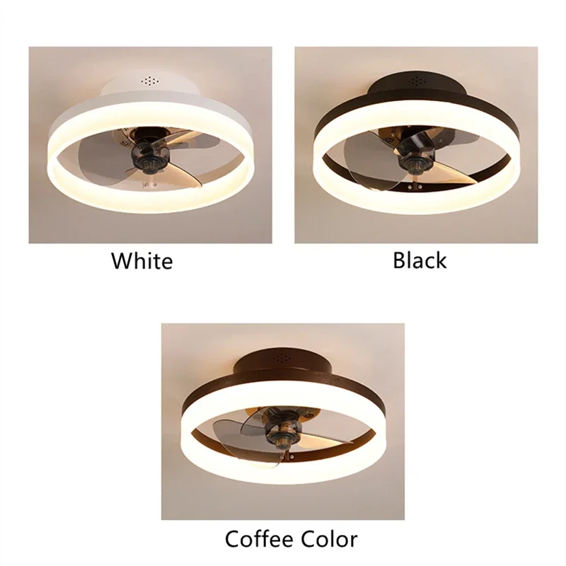 

New Modern LED Ceiling Light With Fans Bedroom Lamp Living Room For Home Decorative Lamps Ventilated Silent With Remote Control