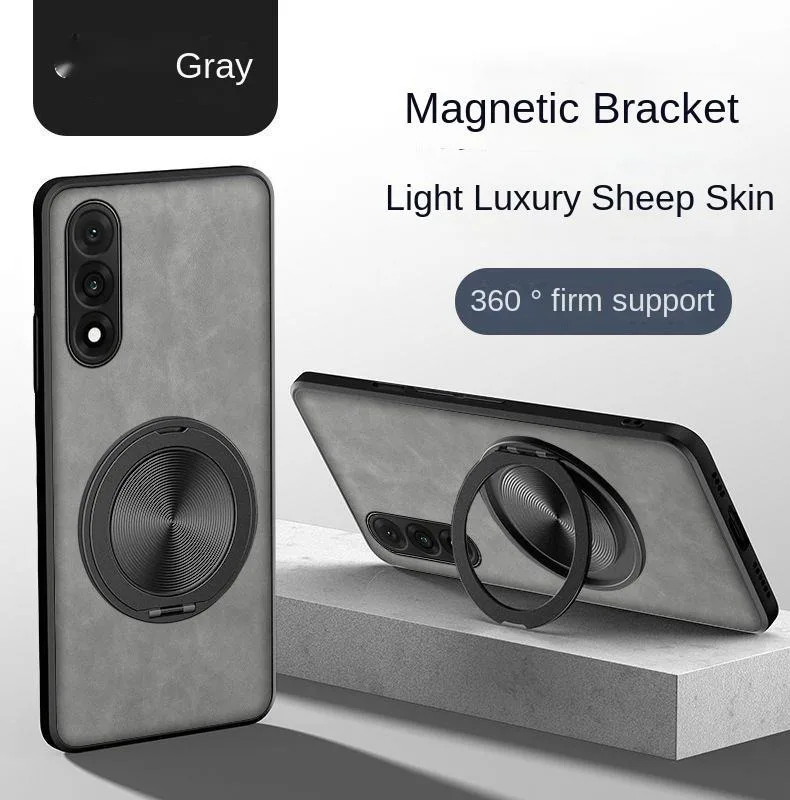 Ultra Slim Hard Frosted Cover with Ring Stand