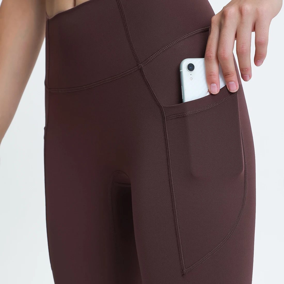 Nepoagym LOVELIFE Women Yoga Leggings Full Length with Side Pockets High Waisted Buttery Soft Yoga Pant 28 Inch Inseam 3