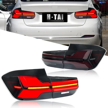 LED Tail Lights for BMW 3 Series F30 F35 F80 M3 (2013-2020) | Full LED Taillight Assembly with Sequential Turn Signal, Start-Up Animation and Rear Fog Light