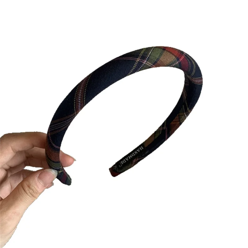 Chic Plaid Headbands - Stylish Padded Hair Accessories