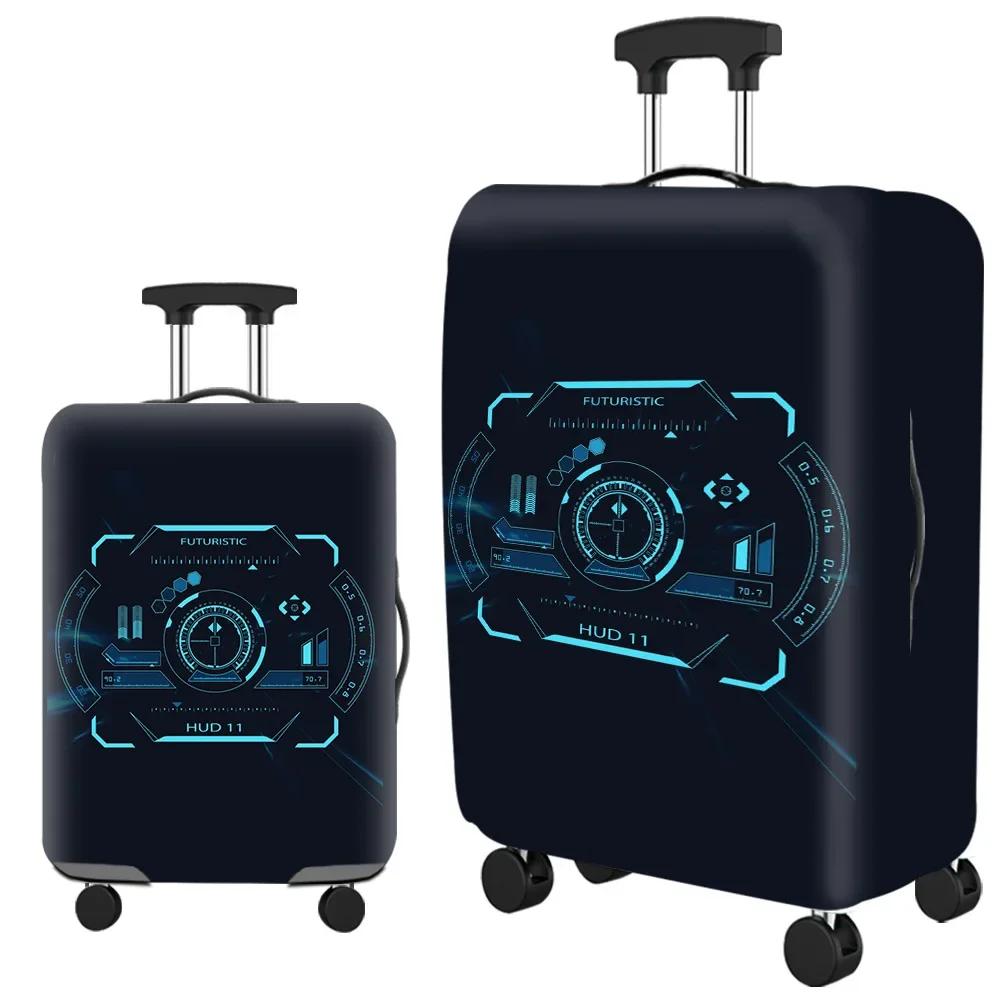 Thick Elastic World  Luggage Protective Cover Zipper Suit For 18-32 inch Bag Suitcase Covers Trolley Cover Travel Accessories 6