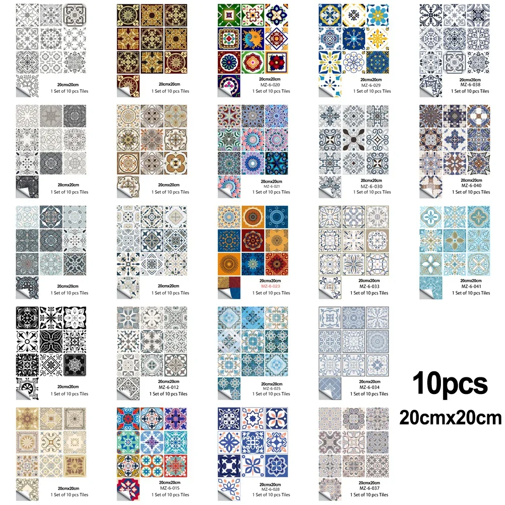 Kitchens Laundry Rooms Tile Stickers Tiling 20x20 Cm 3D Bathroom Walls For Glass For Smooth Walls Laundry Rooms