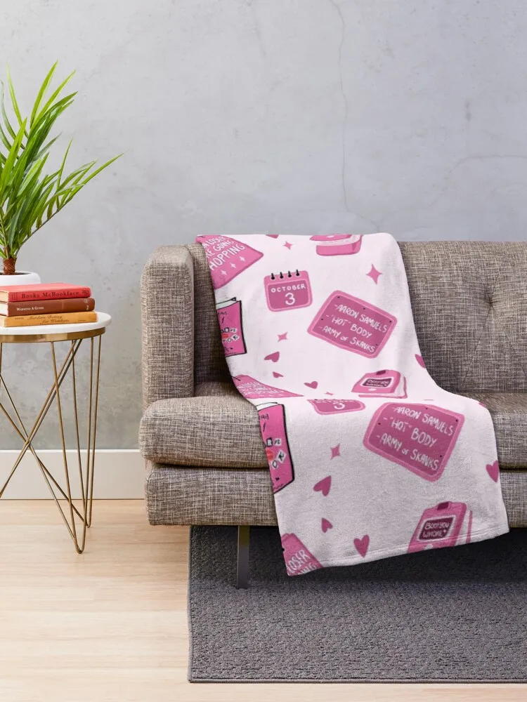 Burn Book - Mean Girls Blankets Soft Warm Flannel Throw Blanket Cover for  Bed Living room Picnic Travel Home Couch