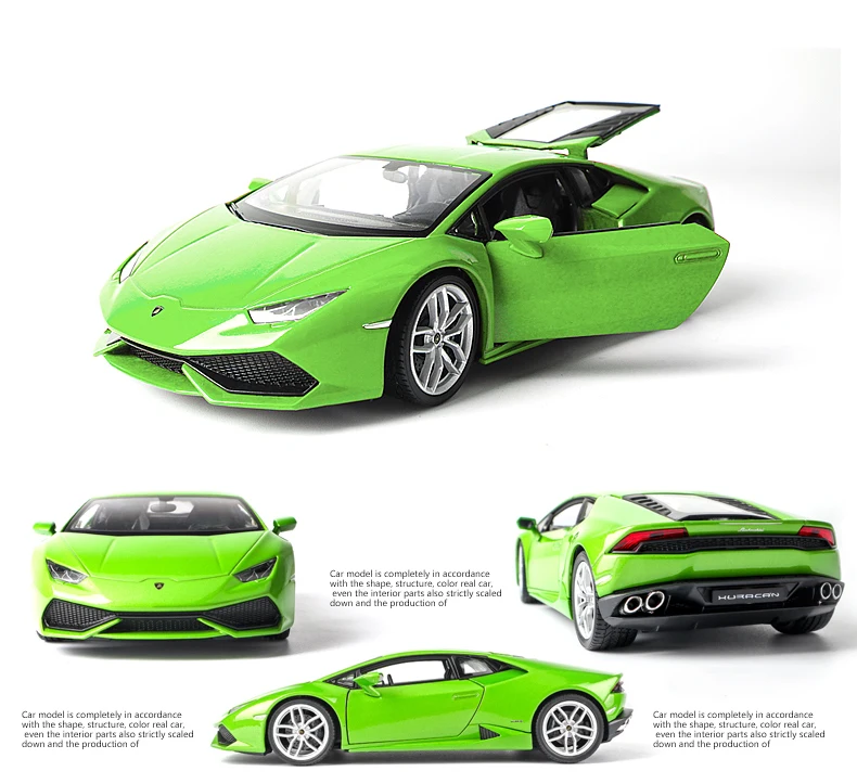 Lamborghini LP610-4 Huracan 1:24 Ölçekli Model Araba