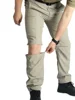 Two Ways Wearing Cargo Pants Quick Dry Tactical Pants Summer Working Trousers Multi Pockets Detachable Long Hiking Pants Outdoor 1