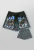 2024YAAmerican men's casual shorts spring and summer new mesh quick drying breathable shorts casual beach pants 3