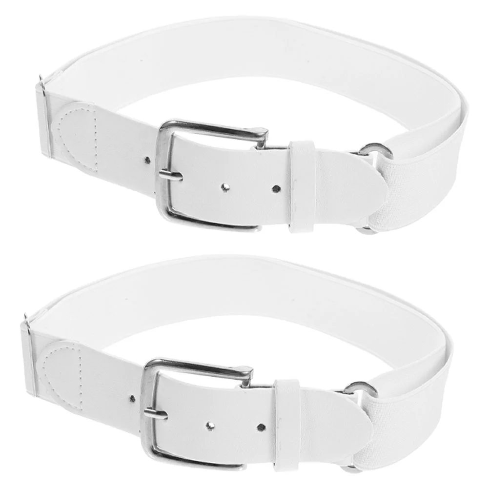 

2 Pcs Belt Womens Belts Baseball Sport Football Softballs Youth Steel for Student