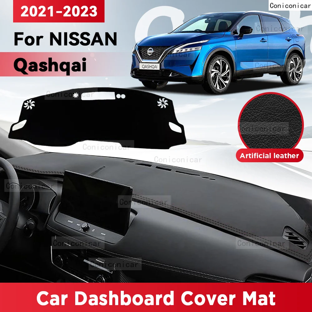 For NISSAN QASHQAI J12 20212023 Car Dashboard Cover Mat Sun Shade Pad