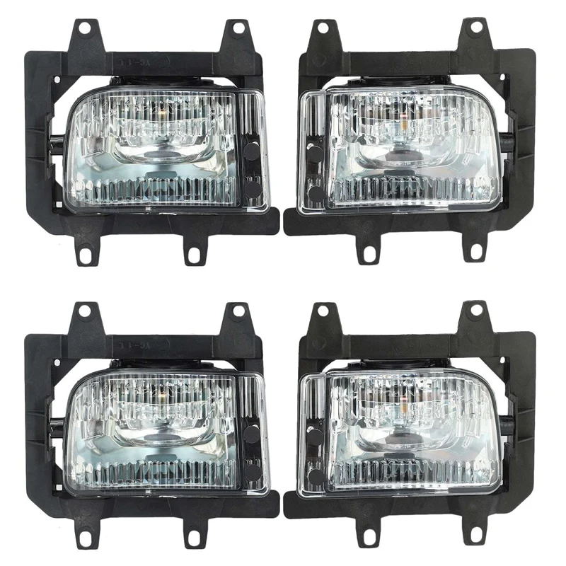 4Pcs Crystal Clear Lens Cover Front Bumper Fog Light Lamps House For Bmw E30 318I 318Is 325I 325Is 325E 325Es 325Ix