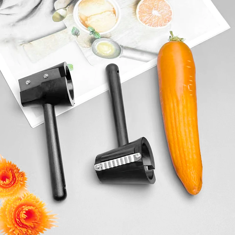 

1pc Multifunctional Flower Rolling Device, Kitchen Pattern Carving Device, Wire Planer, Peeling Knife, Pattern Cutting Device