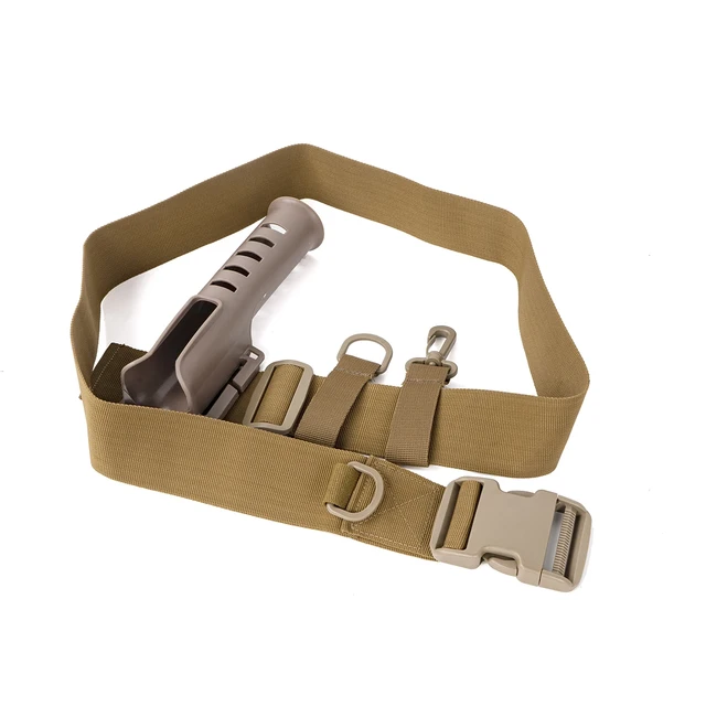 Multi-function Inserting Device Nylon Waist Belt Fishing Rod Stand Belts  Rod Belt Portable Pole Inserter