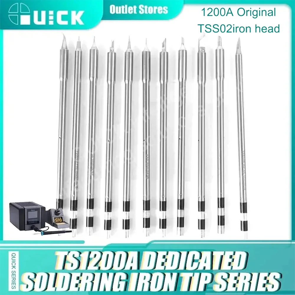 기존 QUICK TS1200A 팁 TSS02-I TSS02-SK TSS02-J TSS02 T12 iPhone iPad 보드 수리 도구..