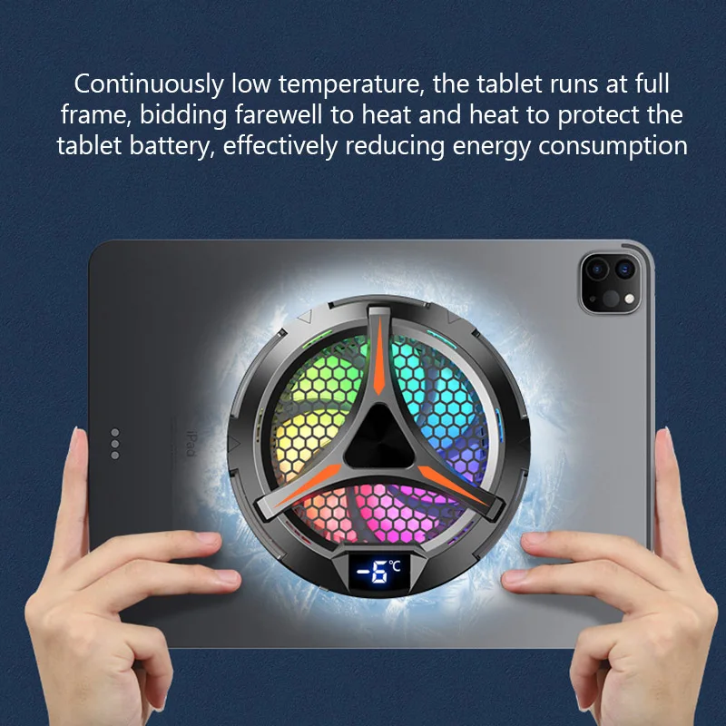 Phone Cooler X42 fan phone Magnetic Cooler for iPad iphone Mac with Aluminum Stand