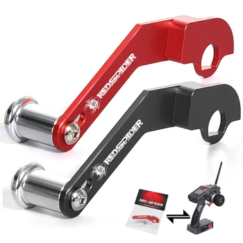 1Set telecomando con una sola mano in metallo in lega di alluminio CNC per auto RC Ledi RC6GS RC4GS aggiornamento del telecomando