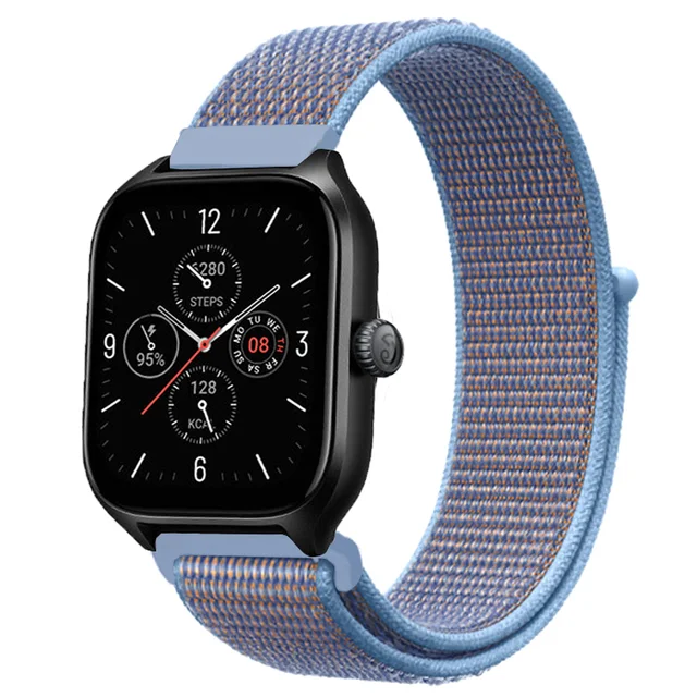Nylon Loop Strap - 20mm/22mm Adjustable Smartwatch Band Bracelet