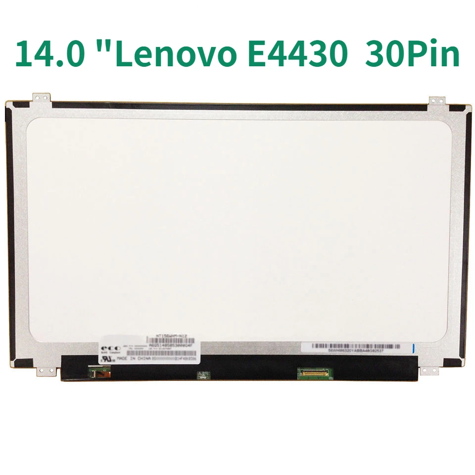 

Для Lenovo E4430 матрица ноутбука 14,0 "30Pin светодиодный экран