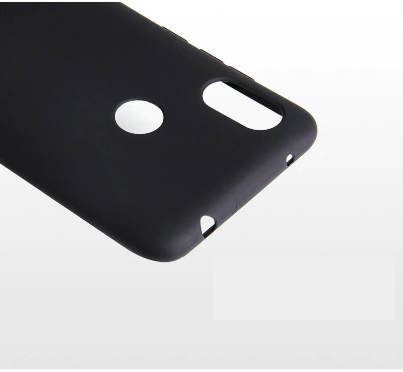 Premium Frosted Silicone Phone Case - Soft TPU Back Cover for Huawei Honor 8A/Y6 2019