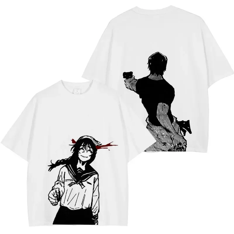 Vintage Washed Jujutsu Kaisen Oversized Anime T-Shirt