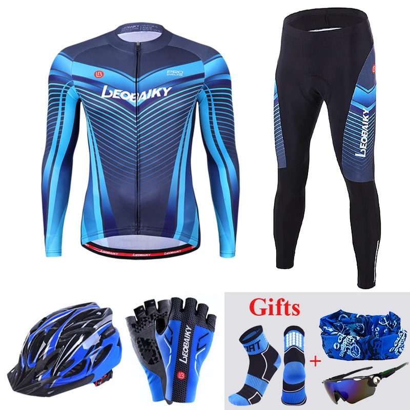 Men Cycling Set Pro Team Road Bike Clothing Mtb Wear QuickDry Summer