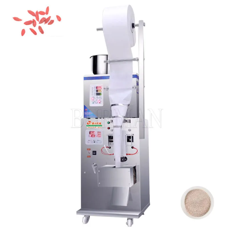 

Automatic Weighing Packaging Machine Powder Bag Three Side Seal Filling Packaging Machine Food Coffee Bean Grain