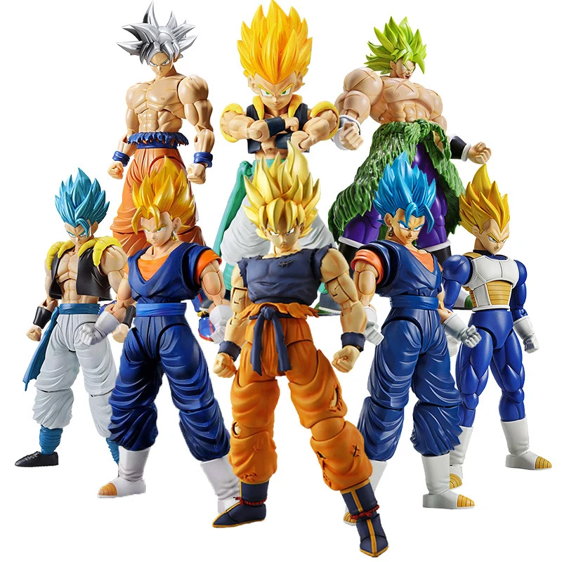 

Anime Dragon Ball SHF Majin Buu Action Figure Frieza Broly Son Goku Vegeta Trunks PVC Collection Dolls Saiyan Movable Model Toys