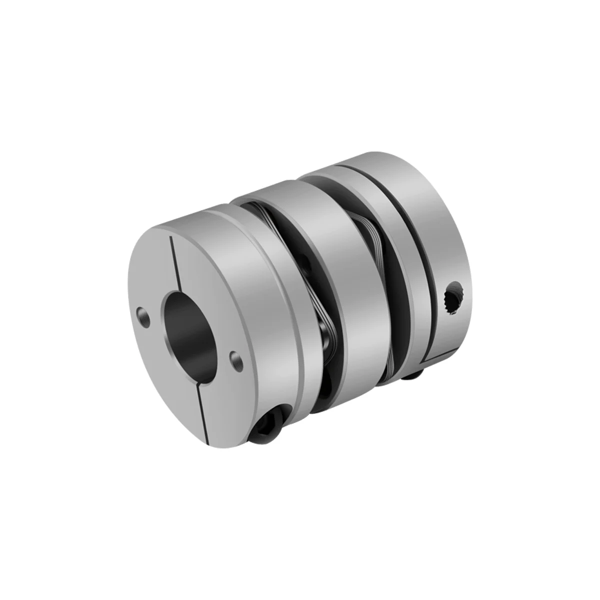 Shaft Coupler Aluminum Alloy D44L50 Double Diaphragm Coupling For Servo Motor Encoder