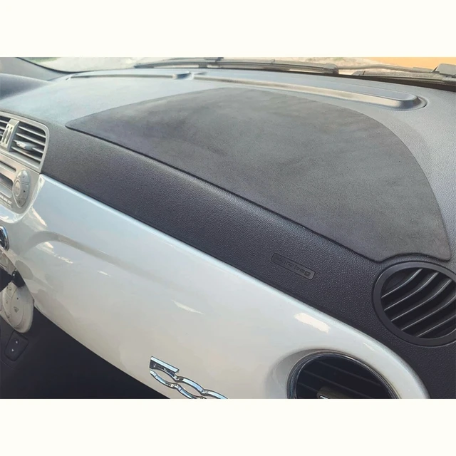 1pc Car Dashboard Mat With Adhesive Backing Airbag Cover for Fiat 500 Covers Dashboard Imperfections Car Accessories 1